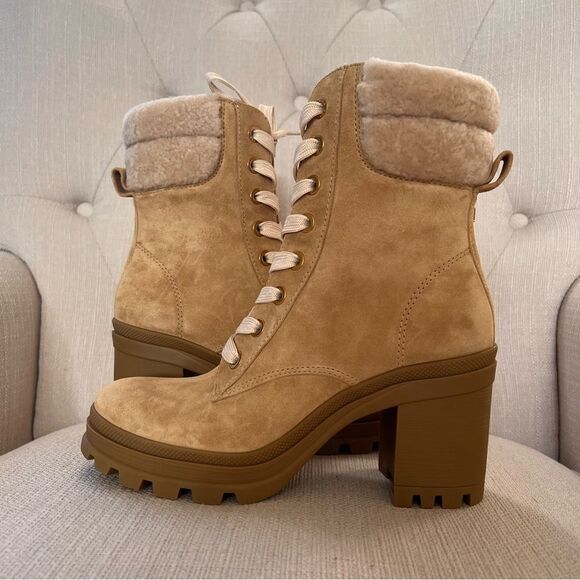 Veronica Beard Westport Water Resistant Hiker Boot Desert US 7.5 NEW MSRP $495 - Picture 6 of 10